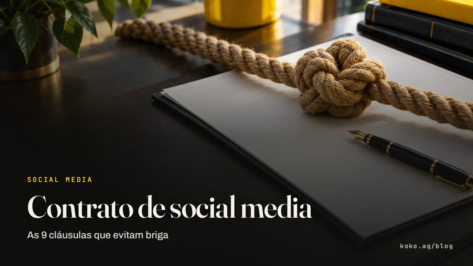 Contrato de social media: as 9 cláusulas que evitam briga