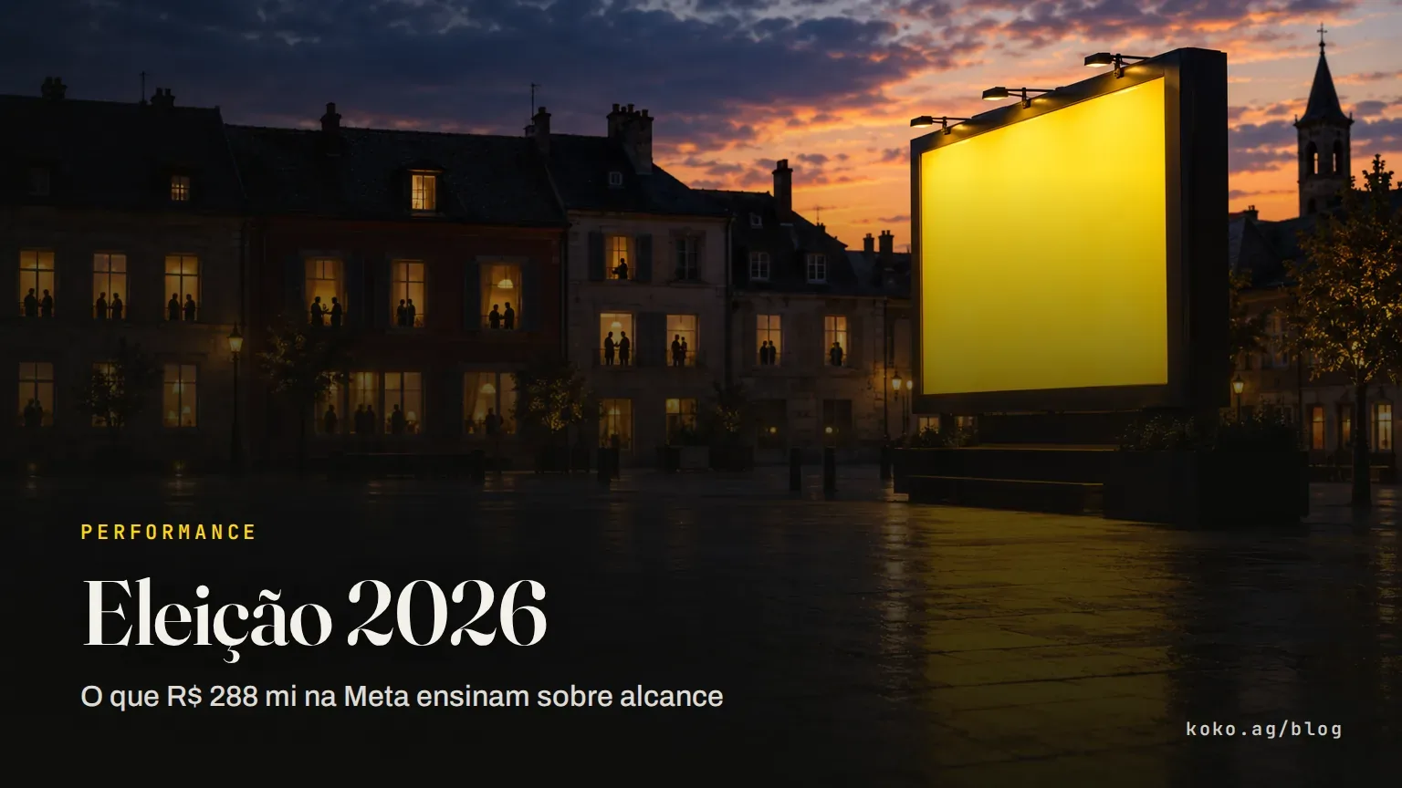 Eleição 2026: o que R$ 288 mi na Meta ensinam sobre alcance