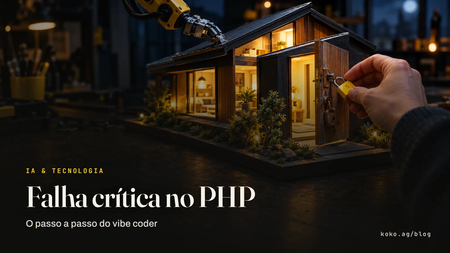 Falha crítica no PHP: o passo a passo do vibe coder