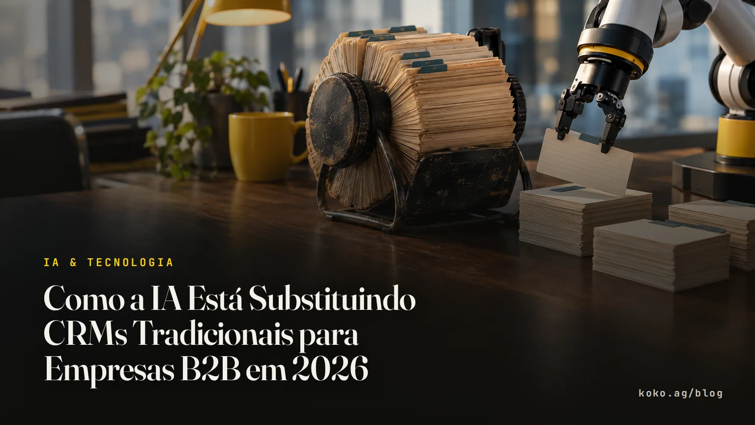 Como a IA Está Substituindo CRMs Tradicionais para Empresas B2B em 2026