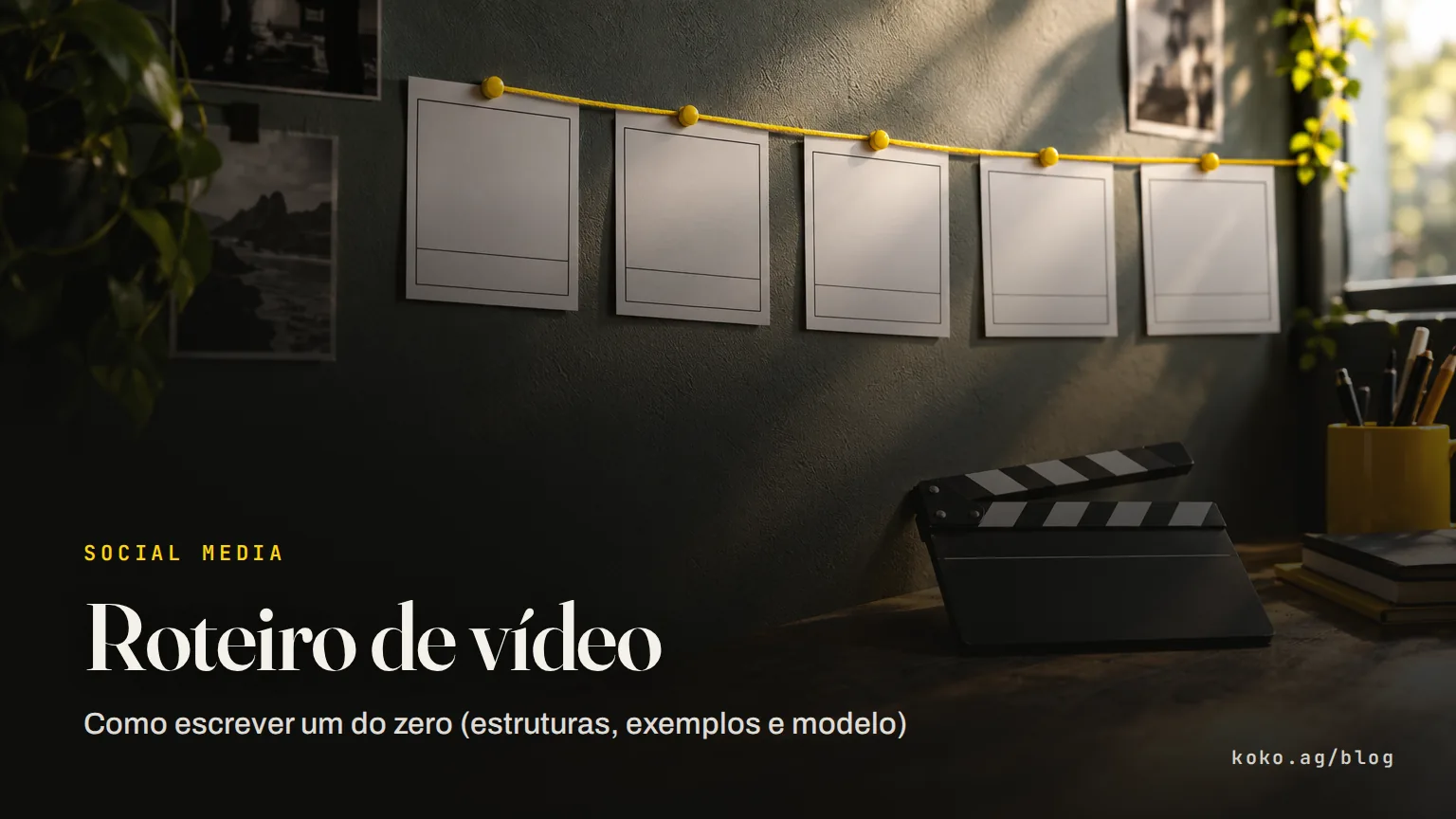 Roteiro de vídeo: como escrever um do zero (estruturas, exemplos e modelo)