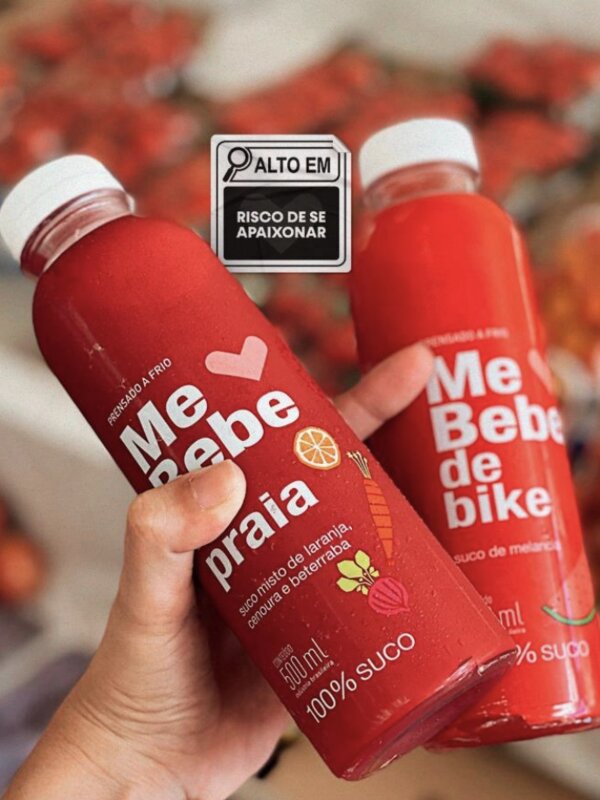 Me Bebe · bebidas naturais