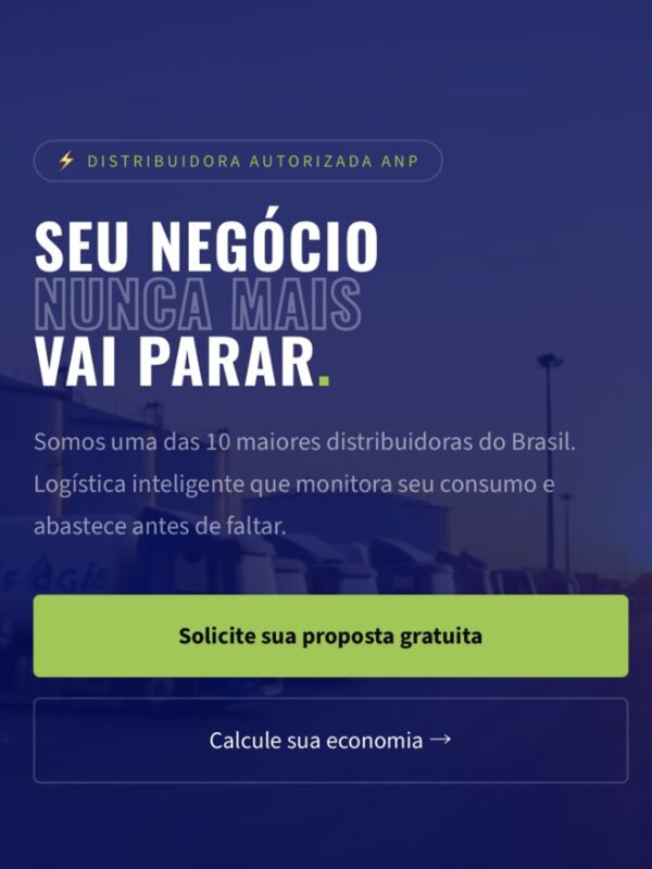 GLP Gás · distribuidora